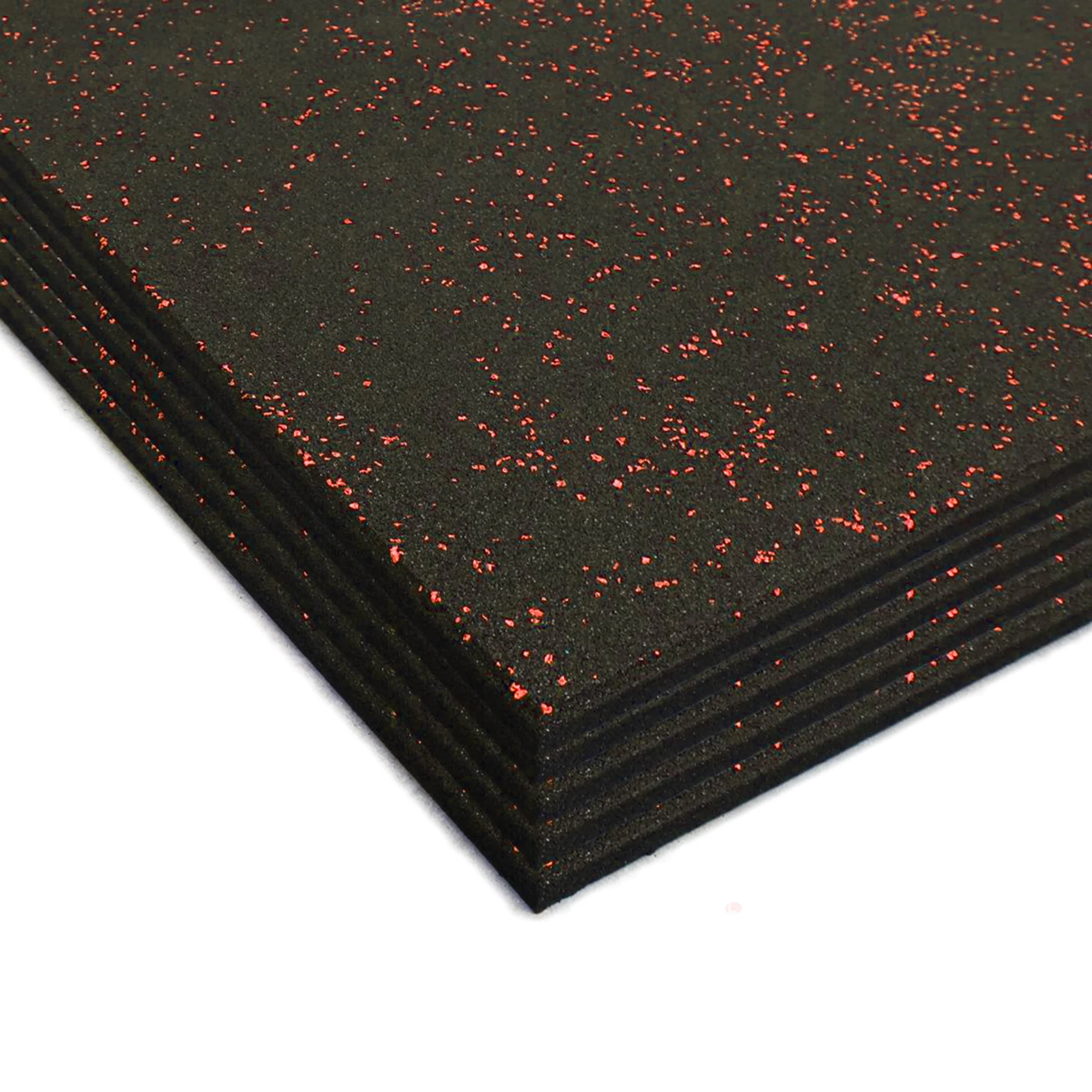 25 Pack (15mm / Gloss) Rubber Gym Flooring Mats - Image 6