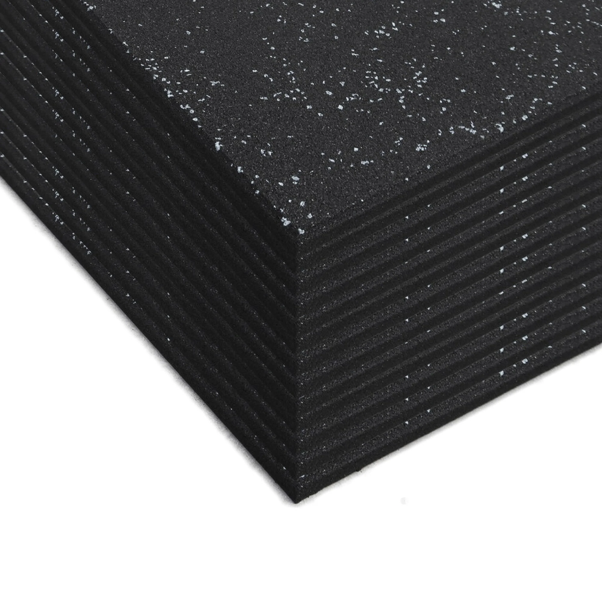 50 Pack (15mm / Gloss) Rubber Gym Flooring Mats - Image 4