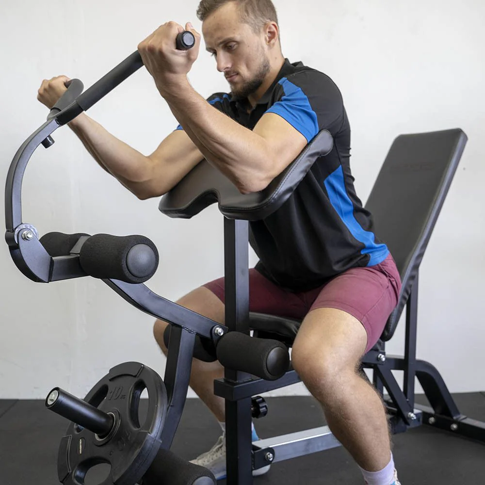 Armortech FID-379 Adjustable weight Bench With Preacher Curl and Leg Extension - Image 4