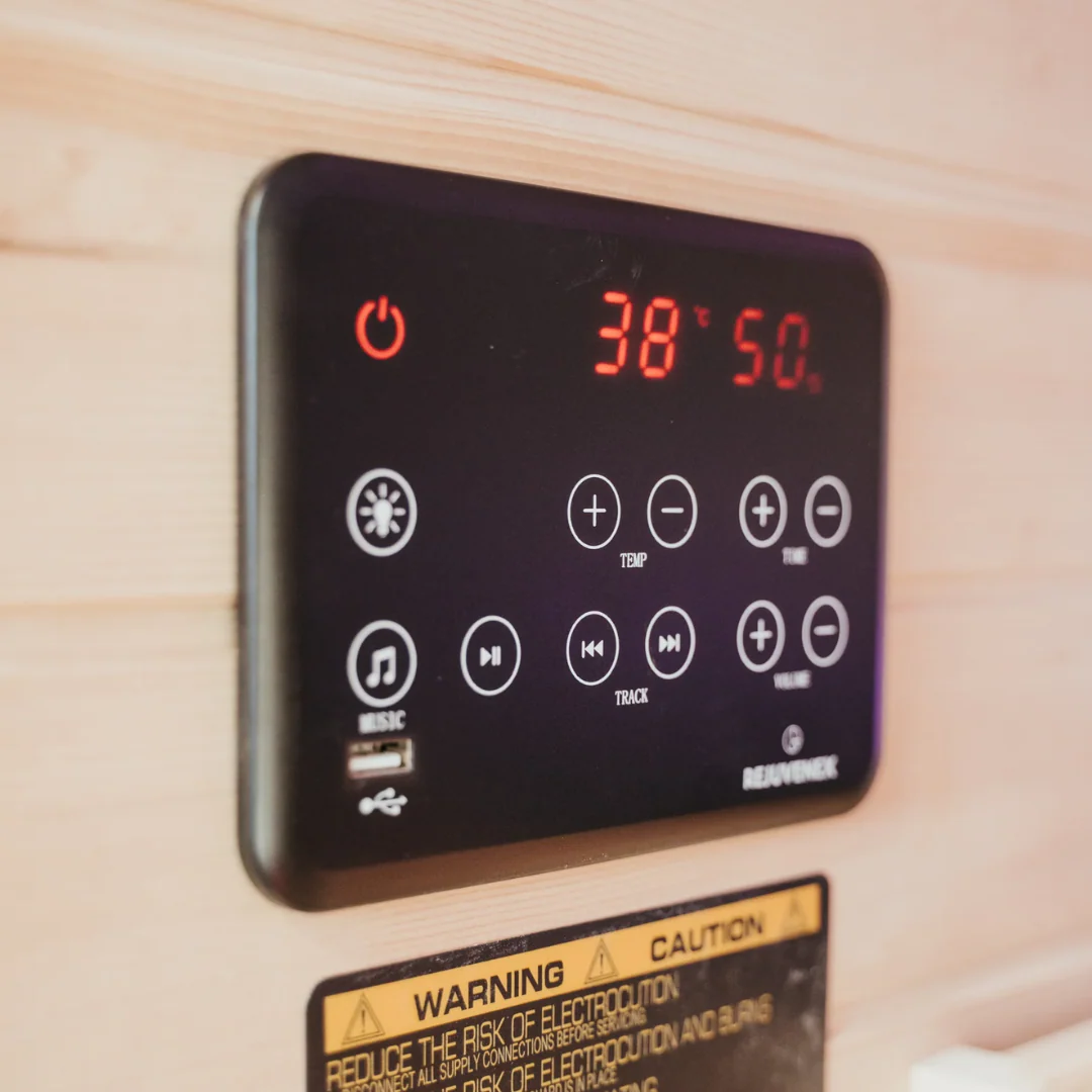 Rejuvenex Harmony 3 Person Low EMF Infrared Sauna - Image 13